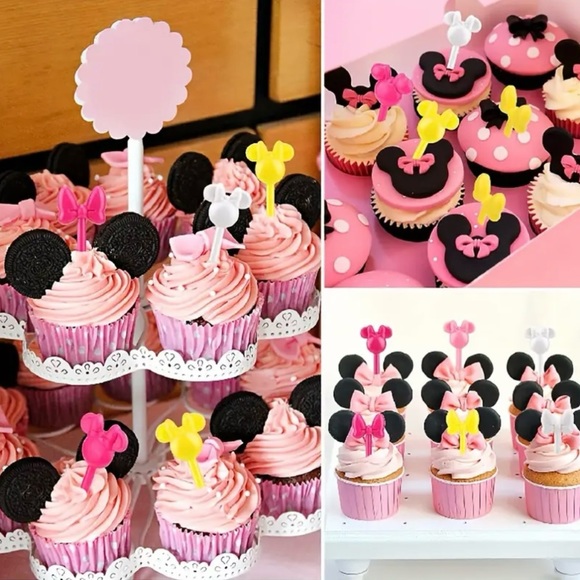 Disney Minnie Mouse 20 piece mini forks - Picture 2 of 3